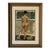 1961 George Mattson Nude Woman Watercolor Painting, Framed For Sale