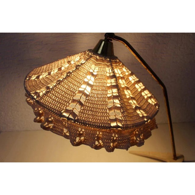 1950s Mid-Century Crows Foot Table Lamp For Sale - Image 5 of 13