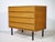 Mid-century walnut chest of drawers by Ernst Martin Dettinger for Bormann, 1960s. Rectangular body with four wide,...