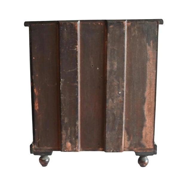 Antique Scottish Mahogany Apprentice Chest of Drawers, 1840 For Sale - Image 3 of 5