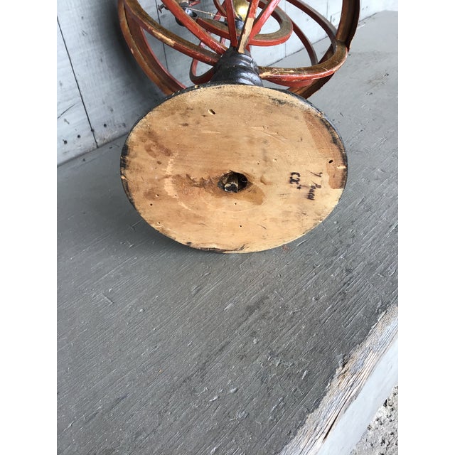 Wood Early 19th Century French Copernican Heliocentric Armillary Sphere Delamarche For Sale - Image 7 of 10
