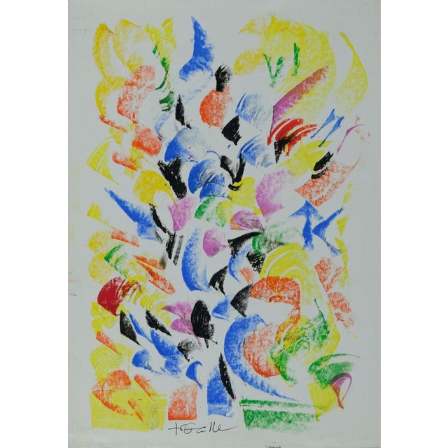 Françoise Galle, Fractal of Light, 1940, Pastel on Paper For Sale - Image 6 of 6