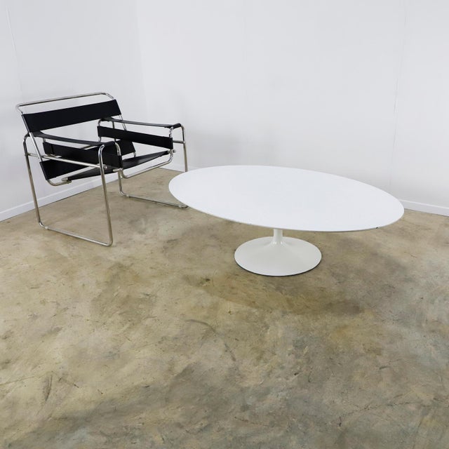 1960s Big Size Mid Century Attributed to Eero Saarinen for Knoll Center Table For Sale - Image 11 of 17