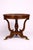 Empire Round Mahogany Table with Inlays and Claw Feet For Sale - Image 3 of 7