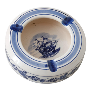 Delft Hand Painted Ceramic Ashtray