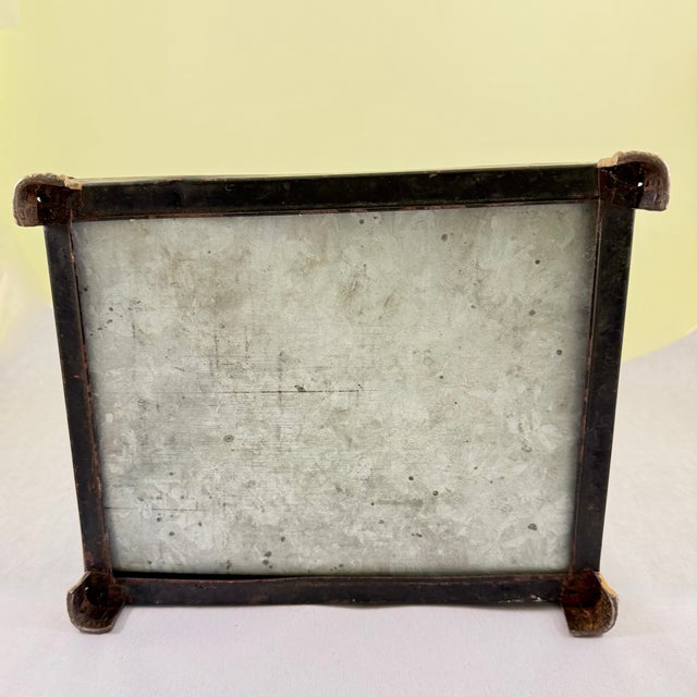 Art Nouveau Black Japanned Metal Bird Cage, Hand-Painted, Circa 1900-1920 For Sale - Image 15 of 16