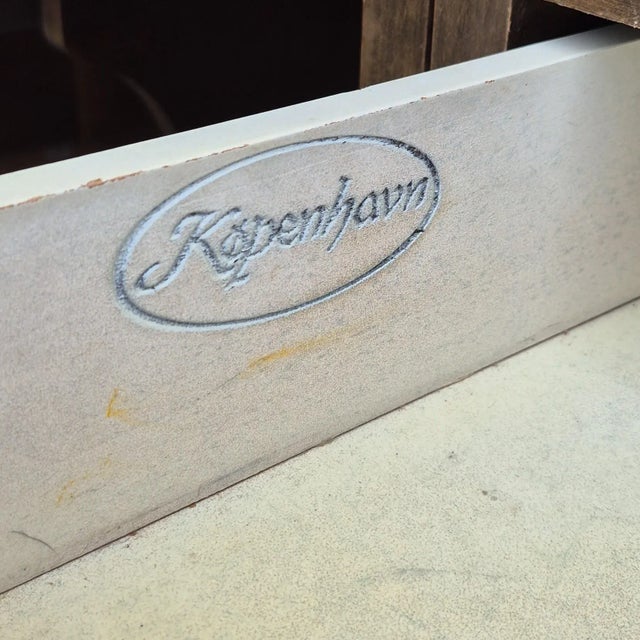 1960s Noral Olson for Kopenhavn Walnut 2-Bay Modular Shelving Unit W/ Desk Bar For Sale - Image 9 of 15