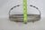 Transparent 1960s Mayell Queen Anne Divided Glass Dish on Footed Silver Plated Handled Stand For Sale - Image 8 of 15