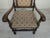 Wood Antique Armchair in Oak Wood with Springs For Sale - Image 7 of 18