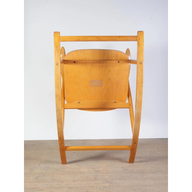 Mid-Century Rocking Chair in the style of V. Puunjalostus, Former Czechoslovakia, 1970s For Sale - Image 5 of 8