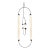 Giopato & Coombs Cirque Chandelier in Brushed Bronze For Sale