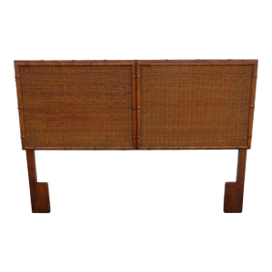 American of Martinsville Hollywood Regency Bamboo Full Queen Size Headboard 6452
