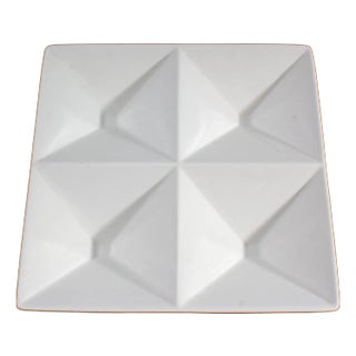 Kaj Franck Arabia Finland Origami Porcelain Dish For Sale