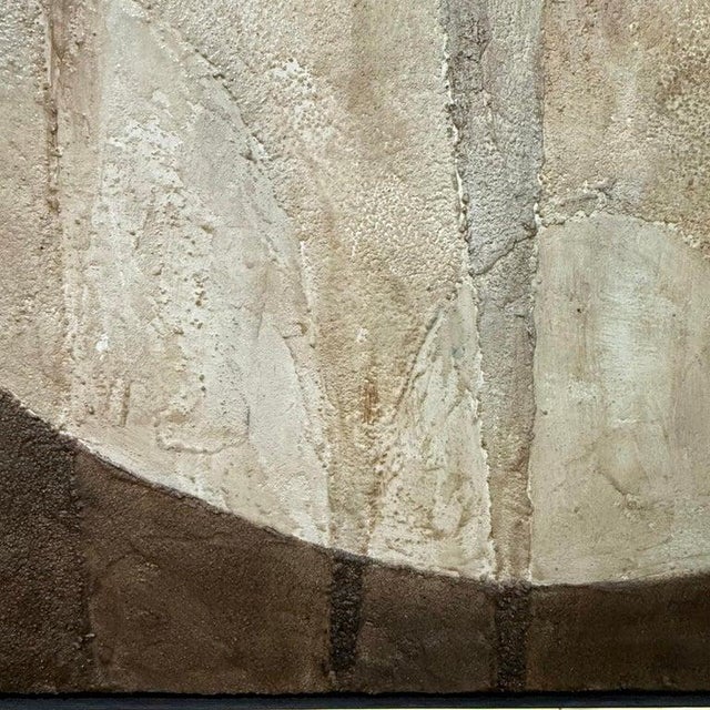 Brown 1970s Large Abstract Expressionist Painting "Coming Upon the Certainty" by Frederick Terna For Sale - Image 8 of 10