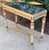 French Parcel Gilt and Paint Marble Top Louis XVI Style Console Table For Sale - Image 3 of 12