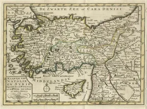Map of Anatolia, 1745