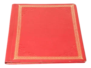 Vintage Moroccan Embossed Leather Padfolio