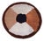 Vintage Dutch Round Wool Rug, 1970 For Sale