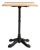 Cast Iron Bistro Table with Oak Top, Antique, France, 20th Century For Sale