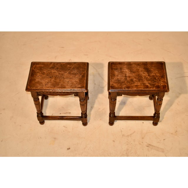 Pair of 19th Century Elm Joint Stools From England For Sale In Greensboro - Image 6 of 11