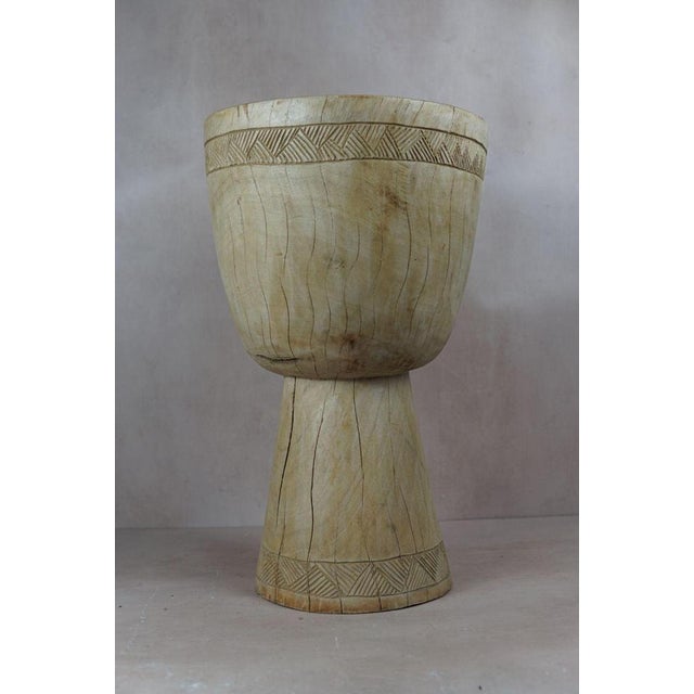 Tapered Wood Side Table, Cameroon For Sale - Image 6 of 6