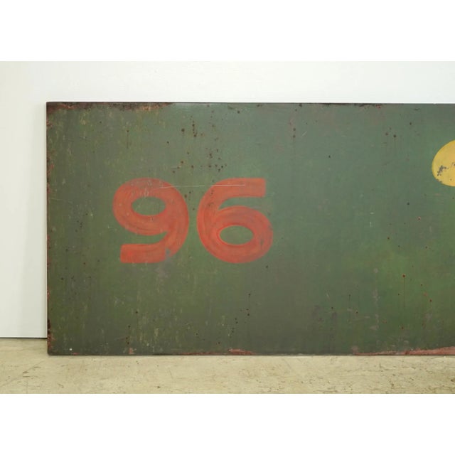 Newly Made Reclaimed Cougar Italian Fashions Aluminum Marty Supreme Movie Prop Sign For Sale - Image 4 of 8