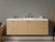 Brown Floating Bathroom Vanity - 48" Width - Natural Wood Veneer - Handcrafted in Brooklyn, Ny For Sale - Image 8 of 10
