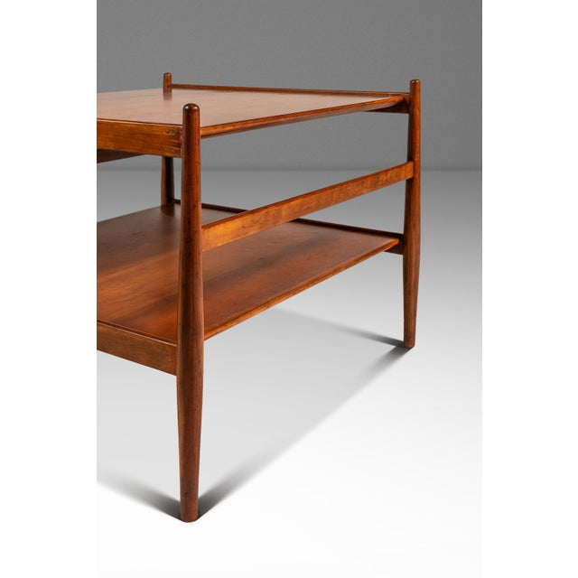 Set of Three (3) Mid-Century Modern 'Suncoast' End Tables in Walnut by Kipp Stewart & Stewart MacDougall for Drexel, Usa, C. 1960s For Sale - Image 13 of 16