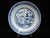Antique Chinese Canton Blue Export Village Scene Porcelain Soup Bowl 8 3/4" Set For Sale - Image 4 of 9