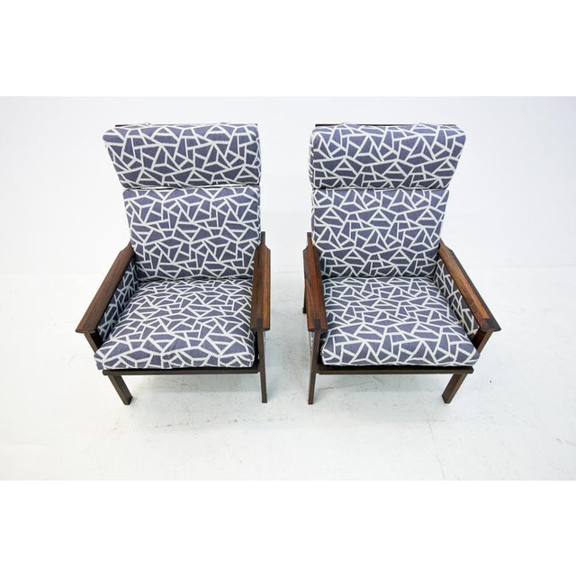Walnut Armchairs, Denmark, 1960s, Set of 2 For Sale - Image 10 of 12