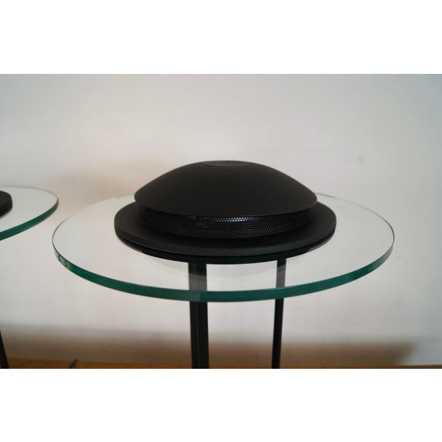 1980’s Postmodern Robert Sonneman Saturn Table Lamps - A Pair For Sale - Image 12 of 12
