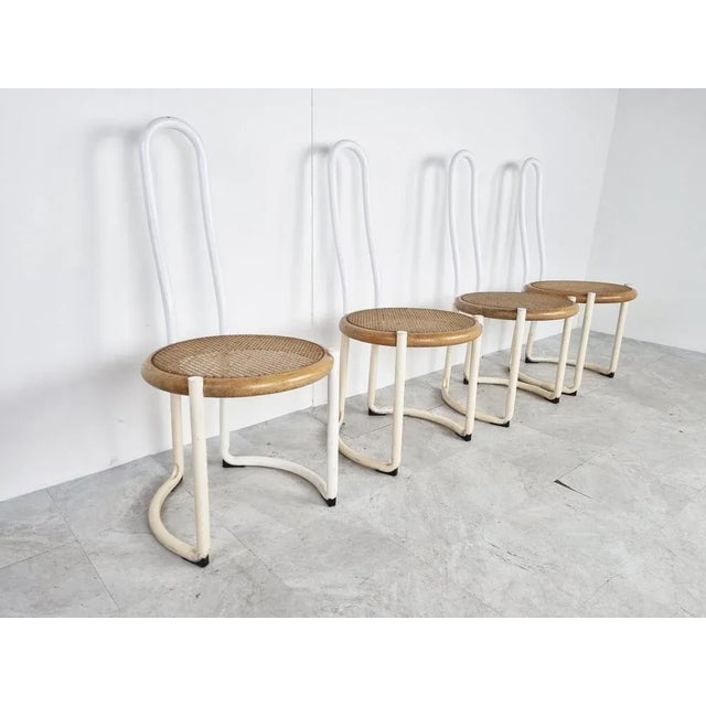 Vintage Postmodern Dining Chairs, 1960s, Set of 4 For Sale - Image 4 of 11