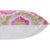Textile Pink Ikat Silk Velvet Pillow 20x20 | Handmade Luxury Designer Cushion For Sale - Image 7 of 7