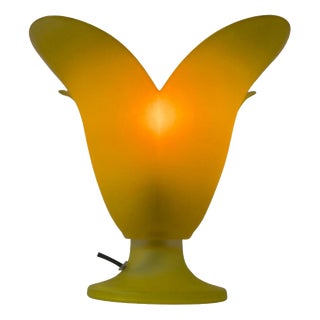 Glass Tullip Table Lamp from Vandeheg For Sale
