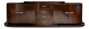 Large Art Deco Dresser in Walnut, 1920s