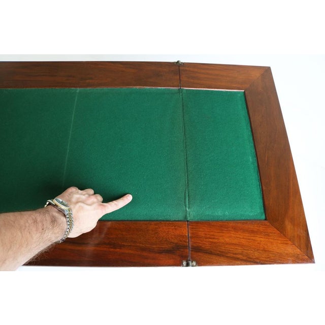 Art Nouveau French Game Table in Chestnut by Emile Gallé, 1905 For Sale - Image 13 of 18