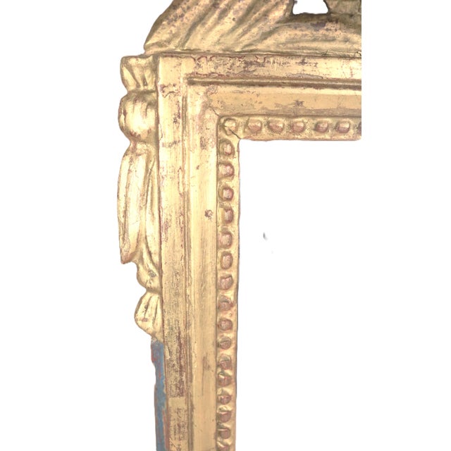French Late 18th Century French Marriage Mirror For Sale - Image 3 of 10
