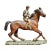 Exquisite Miniature Antique Austrian Cold Painted Bronze Polo Player on Horse Sports Statue Sculpture For Sale