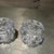 Modern Tiffany & Co. Rock Cut Crystal Votive Candle Holder Set of 2 For Sale - Image 3 of 16
