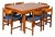 Extendable Dining Set in Teak by White and Newton, 1960s, Set of 7 For Sale