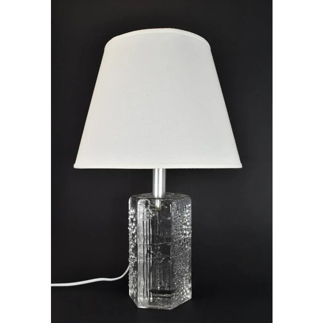 Silver Crystal Structure Table Lamp by Willem Heesen for Royal Leerdam, 1967 For Sale - Image 8 of 13