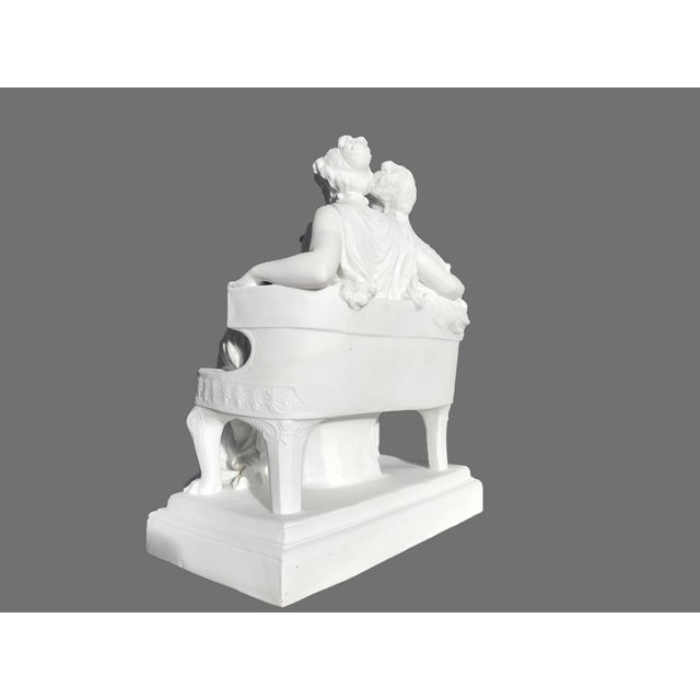 White Victorian Porcelain Figural Group Edouard Lanteri Sculpture White Sevres Style Tariff Free Delivery For Sale - Image 8 of 13