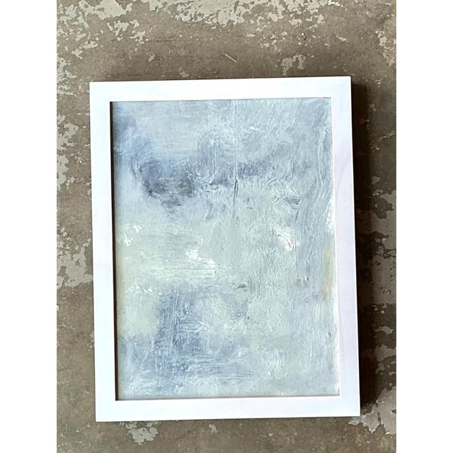 Vintage Abstract Expressionist Painting For Sale In West Palm - Image 6 of 12