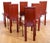 Lara Dining Chairs in Bordeaux Leather by Giorgio Cattelan for Cattelan Italia, 1984, Set of 6 For Sale - Image 12 of 16