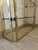 Mid-Century Modern Brass Etagere with Glass Shelves, Italy, 1970s For Sale - Image 3 of 10