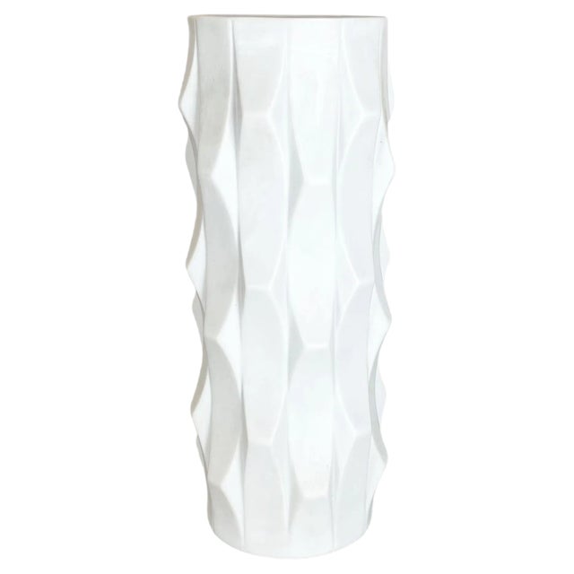 Op Art Porcelain Vase by Heinrich Fuchs for Hutschenreuther, Germany, 1970s For Sale