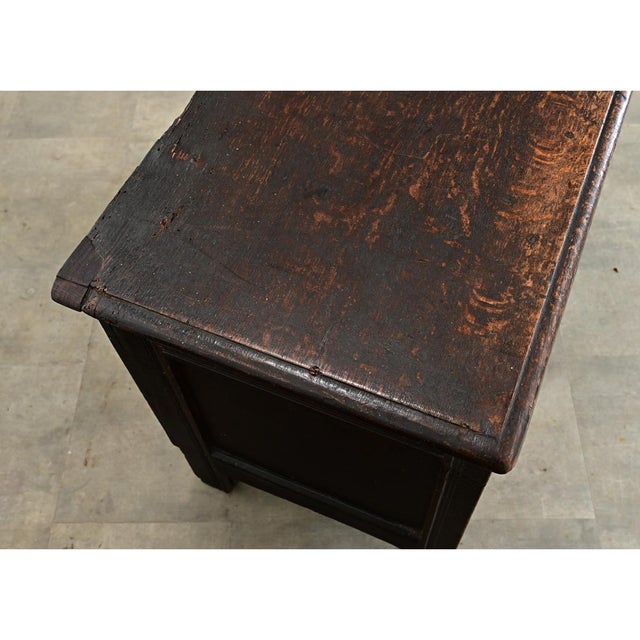 French 19th Century or Earlier Carved Oak Coffer For Sale In Baton Rouge - Image 6 of 11