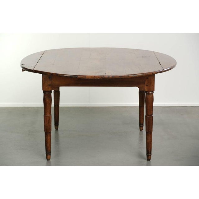 Antique 19th Century French Farmhouse Table in Walnut For Sale - Image 6 of 14