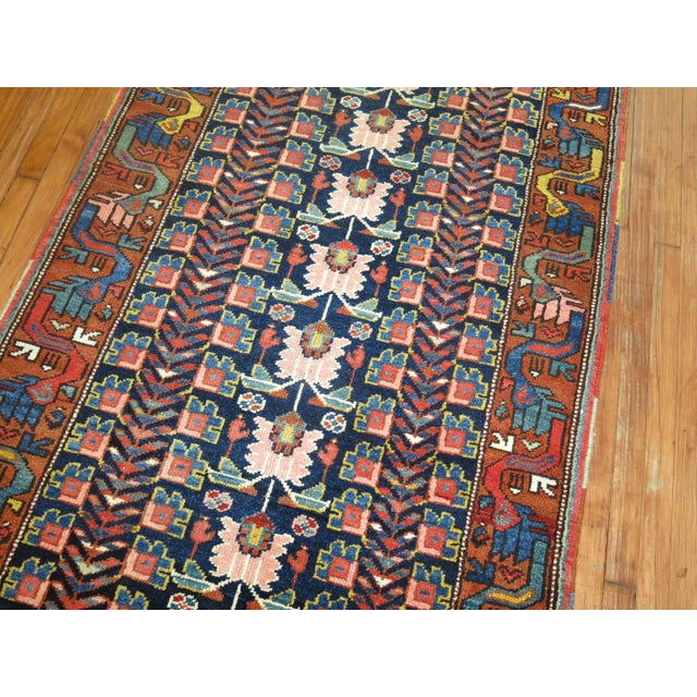 Early 20th Century Early 20th Century Zabihi Collection Lovely Persian Eclectic Persian Runner - 3'10" x 17'8" For Sale - Image 5 of 8