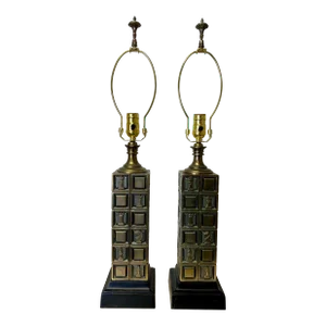Mid Century Chess Table Lamps by Laurel Lamp Company, 1960's